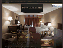 Tablet Screenshot of deerlakemotel.com